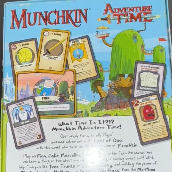 2014 Munchkin Adventure Time Game Steve Jackson Games Complete - Picture 6 of 9